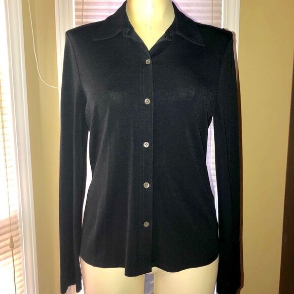 JCREW Long Sleeve Button Blouse w/collar - Picture 1 of 6